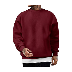 Sudadera Pull-Over de algodón 100% pesado para hombre con logotipo personalizado Técnica bordada 400 + GSM de alta calidad para uso en invierno - Product Image 6