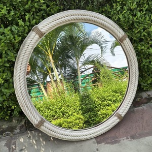 Miroir mural rond de luxe en mosaïque, miroir décoratif intérieur et extérieur très vendu, WONDER OVERSEAS pour les mariages, luxe haut de gamme - Product Image 4