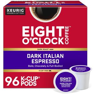 Cápsulas de Café Eight O'Clock, Tueste Italiano Oscuro, Compatibles con Keurig K-Cup, Tueste Medio, 96 Unidades - Product Image 6