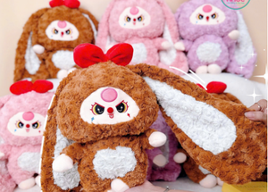 Bébé Trois Super Mignon Lapin Bouclé Animal en Peluche - Product Image 5