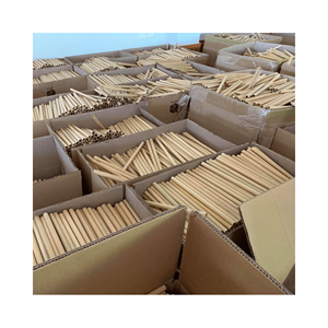 Pajita de bambú para beber de materia prima de bambú-Pajita de bambú para beber reutilizable - Product Image 4