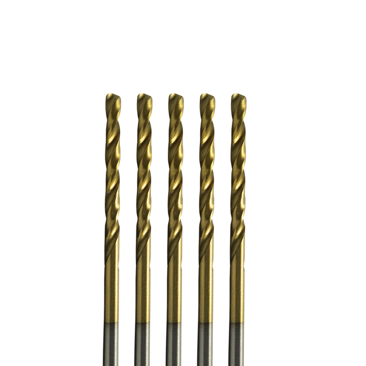 Nippon Steel Iron Drill Bit Fully Ground M35 TiN Coated 2.0mm - 9.0mm
