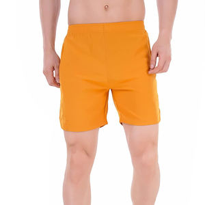 Pantalones cortos de gimnasio bordados con logotipo personalizado de alta calidad, venta al por mayor, cómodos, antiarrugas, estilo de calle, poliéster sólido - Product Image 2