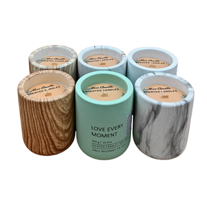 เทียนหอมเซรามิกทรงกระบอก กลิ่นตามสั่ง ราคาโรงงาน ผลิตในเวียดนาม เหมาะสำหรับคริสต์มาส งานแต่งงาน ตกแต่งบ้าน ขายส่ง - Product Image 1