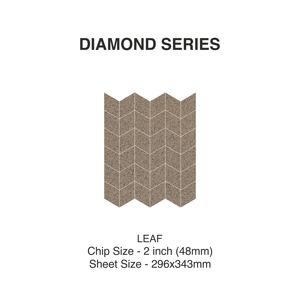 Geométrico Glow48mm Diamond Leaf Cuerpo completo Porcelana Cerámica Calidad Premium Interior Exterior Vestíbulo y paredes de recepción Dormitorio - Product Image 2