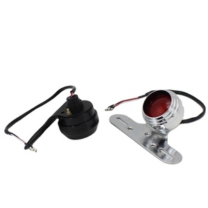 Lampu Belakang Motor Cruiser Chopper Retro Universal <span class=keywords><strong>LED</strong></span> Lampu Kabut Lampu Plat Nomor Lampu Rem Grosir Cina - Product Image 1