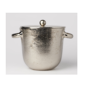 ถังน้ำแข็งอลูมิเนียมโบราณพร้อมที่จับสำหรับจัดเก็บและจัดแสดงเครื่องดื่ม - Product Image 5