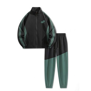 Survêtement rétro haute performance pour homme, idéal pour l'entraînement estival et les tenues décontractées, avec tissu flexible et mouvements fluides - Product Image 1