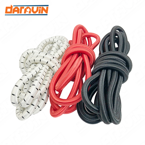 B2B Supplier Stretch Cord Rope 3mm to 10mm Heavy Duty Elastic <b>Polyester</b> Round Emulsion Rubber For Tarp <b>Tie</b> Down Custom - Product Image 3