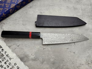 Vente en gros de commandes en gros personnalisées, service OEM ODM, couteau de chef en acier Damas fait à la main avec manche en bois, couteau de cuisine pour chefs - Product Image 5