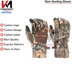 Gants de chasse en cuir personnalisés OEM, imperméables, respirants, motif camouflage, vente en gros, livraison rapide - Product Image 6
