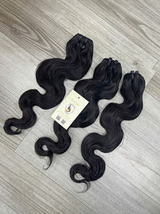 Calidad superior 100% Virgen sin procesar Vietnamita Raw Straight Human Hair Super Double Drawn Remy Hair Direct from Factory - Product Image 3