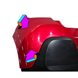 PARE-CHOCS ARRIÈRE COMPLET CITROEN C3 Série 9813343977 (16>) - Product Image 3
