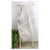100% coton jette des tissages personnalisés gaufré Jacquard hareng os thermique sans accroc Leno tisse couleurs tailles poids en vrac