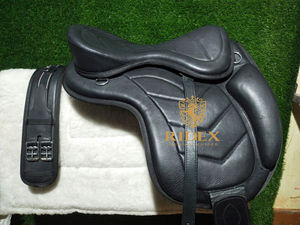 Sillín inglés de cuero suave Diseño popular sin árboles para carreras de caballos Tamaños 14 "y 18" Precio al por mayor. - Product Image 2