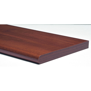 Mensola da Parete Stondata Colore Noce Cm. 40x20x1.8 - Product Image 1