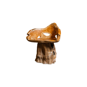 Ensemble de table en racine de teck de luxe avec fauteuils sculptés, design moderne pour salon, mobilier de patio, alliant art naturel - Product Image 2