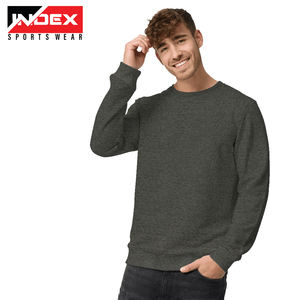 Ropa deportiva informal para exteriores personalizada para hombres adultos, sudaderas de punto sólidas con logotipo y diseño personalizados - Product Image 2