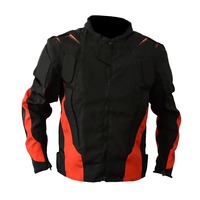 Zırhlar ile özel motosiklet tekstil yarış ceketi