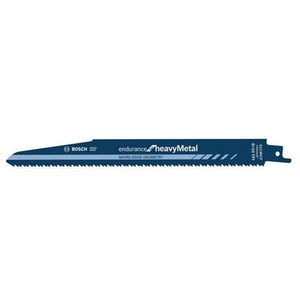 For Bosch S 1130 CF Reciprocating <b>Saw</b> Blade 225mm 22mm 8+10 TPI 2.5+3.2mm 2x2 Geometry 25-Pack - Product Image 1