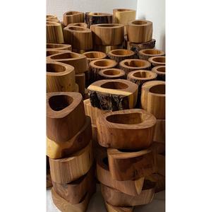 Bougeoirs en bois rustique, support à bougies artisanal de qualité supérieure pour la décoration de la maison et des mariages, Noël, petit budget - Product Image 5