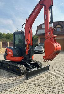 Mini-excavatrice KUBOTA KX057 2023 - 6 tonnes, avec moteur et boîte de vitesses, forte puissance de creusement, faible nombre d'heures, bon état, garantie de 2 ans - Product Image 5