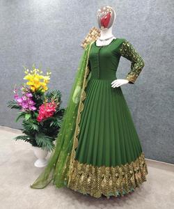 Robe pour femme grande taille élégante abaya musulmane mode longue nuit grande taille vêtements traditionnels indiens et pakistanais - Product Image 1