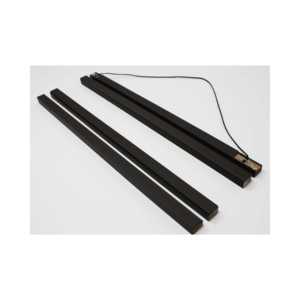 Bandes magnétiques pour affiches en MDF noir 62 cm 3 paires - Product Image 2