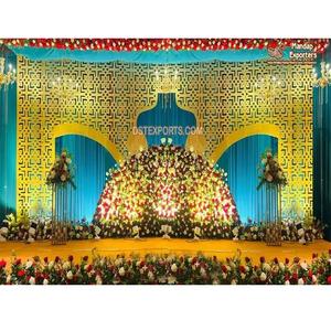 กรอบตกแต่งงานแต่งงานแบบตัดเลเซอร์ทันสมัย ดีไซน์กรอบตัดเลเซอร์สำหรับเวทีงานแต่งงาน กรอบตัดเลเซอร์ยอดนิยมในออสเตรเลีย - Product Image 1