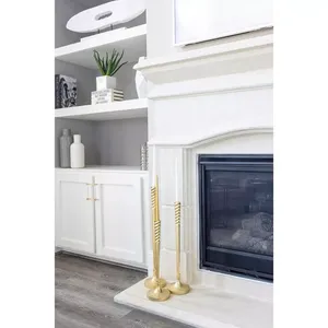 เชิงเทียนทรงเรขาคณิตสีทองแบบเกลียวชุดเชิงเทียน3ชิ้นขนาดเล็กเชิงเทียนเชิงเทียนอื่นๆ - Product Image 4