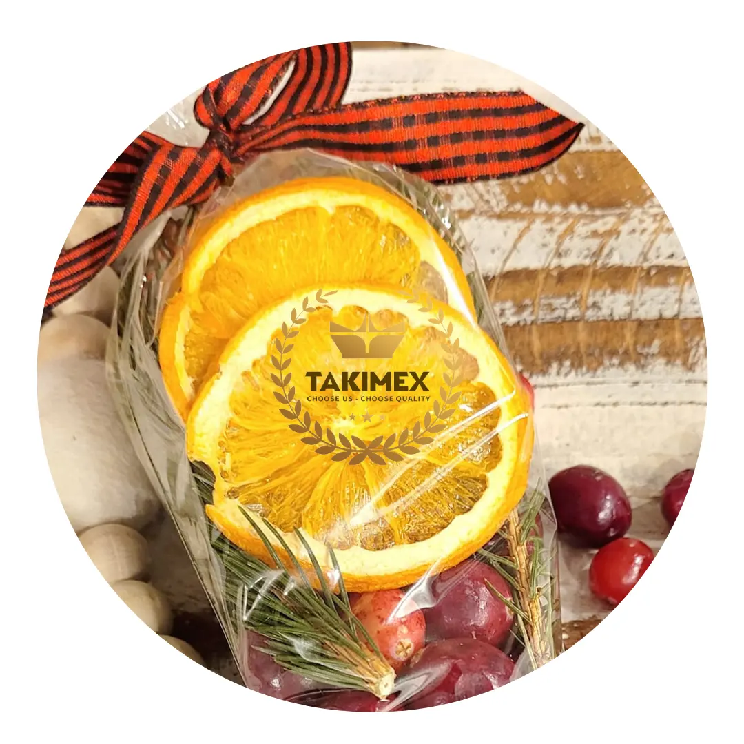 100% Pure Organic Dried Citrus Sinensis Fruits Dehydrated Orange Slices For Tea And Decoration Made in Vietnam OEM Packing
