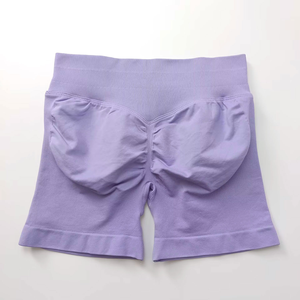 Vente en gros de femmes sans couture taille basse Fitness Yoga Shorts vêtements d'entraînement Gym Biker Shorts Scrunch Butt Shorts pour femmes - Product Image 3