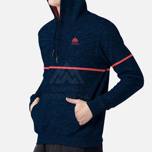 เสื้อฮู้ดผู้ชายผ้าคอตตอนผสมผ้าโพลีเอสเตอร์น้ำหนักเบา - Product Image 2