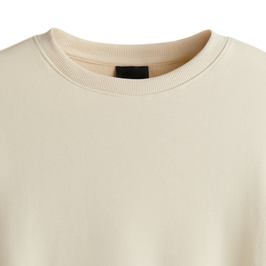 Unisex 100% algodón poliéster Polar polar con capucha cuello calle estilo pulóver logotipo personalizado media cremallera sudadera para teñido liso - Product Image 5