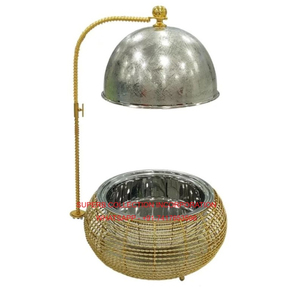 เครื่องอุ่นอาหารในโรงแรมดีไซน์ยอดเยี่ยมสำหรับตกแต่งบุฟเฟ่ต์เซิร์ฟเวอร์อุ่นอาหารบุฟเฟ่ต์สำหรับใช้ในงานเลี้ยงและการจัดเลี้ยง - Product Image 1