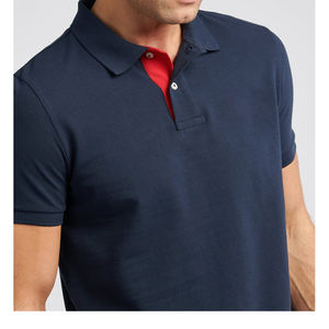 Polo polyvalent pour hommes, toutes saisons, design à la mode, parfait pour superposer des looks décontractés ou des besoins essentiels d'une sortie le week-end - Product Image 3