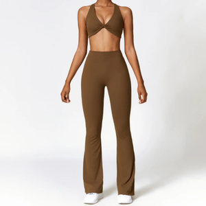 Women's <b>Nude</b> Gym Clothes High Elasticity Tight Fitting Fitness Quick Drying Breathable Yoga Pants - Product Image 4