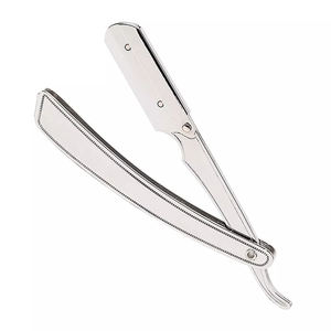 Navajas de Afeitar de Salón y Barbería con Acabado Satinado, de Alta Calidad, de Una Sola Hoja, de Acero Inoxidable, con Mangos de Bambú/Plástico/Madera - Product Image 3