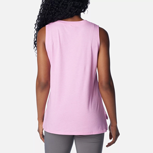 Camiseta sin mangas de algodón y poliéster personalizada para mujer, camiseta sin mangas de algodón de alta calidad 100% para ropa de gimnasio para mujer - Product Image 4