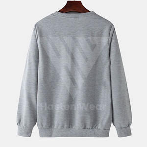 Sweat-shirts à col rond en molleton de coton lourd pour hommes, style pull, vente en gros, vêtements pour hommes, été, hiver, pour hommes - Product Image 5