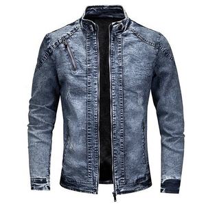 Chaqueta vaquera para hombre con estilo lavado, construcción reforzada, forro cómodo y un look urbano moderno. - Product Image 5