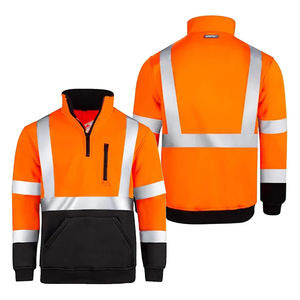 Veste de travail thermique en polyester haute visibilité de classe 2 légère, vêtements de travail de marque privée, uniforme de haute qualité, sécurité professionnelle - Product Image 3