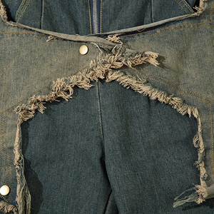 กางเกงยีนส์ทรงสลิมฟิตแบบสแต็คสำหรับผู้ชายรุ่นใหม่ล่าสุด แฟชั่นฮิปฮอป - Product Image 6