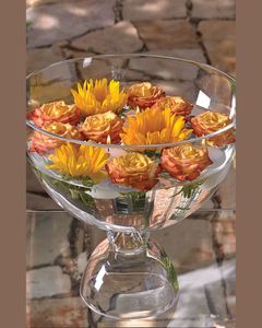 Bol de service de forme ronde en verre transparent de style moderne avec conception de crabes d'excellente qualité pour le service - Product Image 6