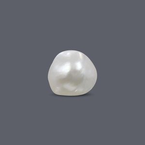 Perle de Basra 2,5 carats, perle d'eau douce naturelle de couleur blanche, perle en vrac pour la fabrication de bijoux - Product Image 1
