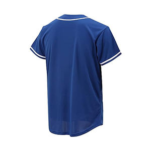 Ensemble de maillots de baseball et de softball de vêtements de sport respirants pour hommes personnalisés de vente chaude avec broderie sublimée - Product Image 3