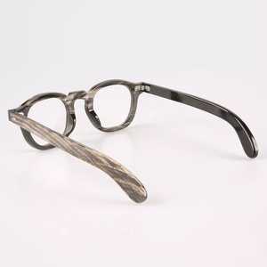 Lunettes de soleil en corne de buffle écologiques faites à la main, lunettes rectangulaires artisanales naturelles sur le thème moderne - Product Image 4