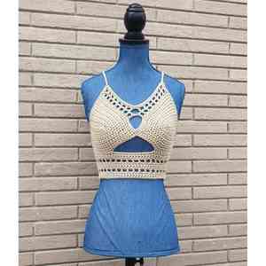 New Look With Reasonable Price Fashion <b>Tops</b> For <b>Women</b> Trendy Crochet <b>Top</b> With <b>Top</b> Quality - Product Image 5