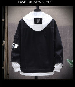 New Style Casual Slim <b>Mens</b> Denim <b>Jacket</b> <b>Plus</b> <b>Size</b> 2XL <b>Men</b> <b>s</b> Jean <b>Jacket</b> - Product Image 4