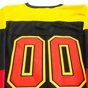 Uniforme de hockey sur glace entièrement respirant et extensible pour adultes, polyester de haute qualité, design gratuit, maillot de hockey sur glace - Product Image 3